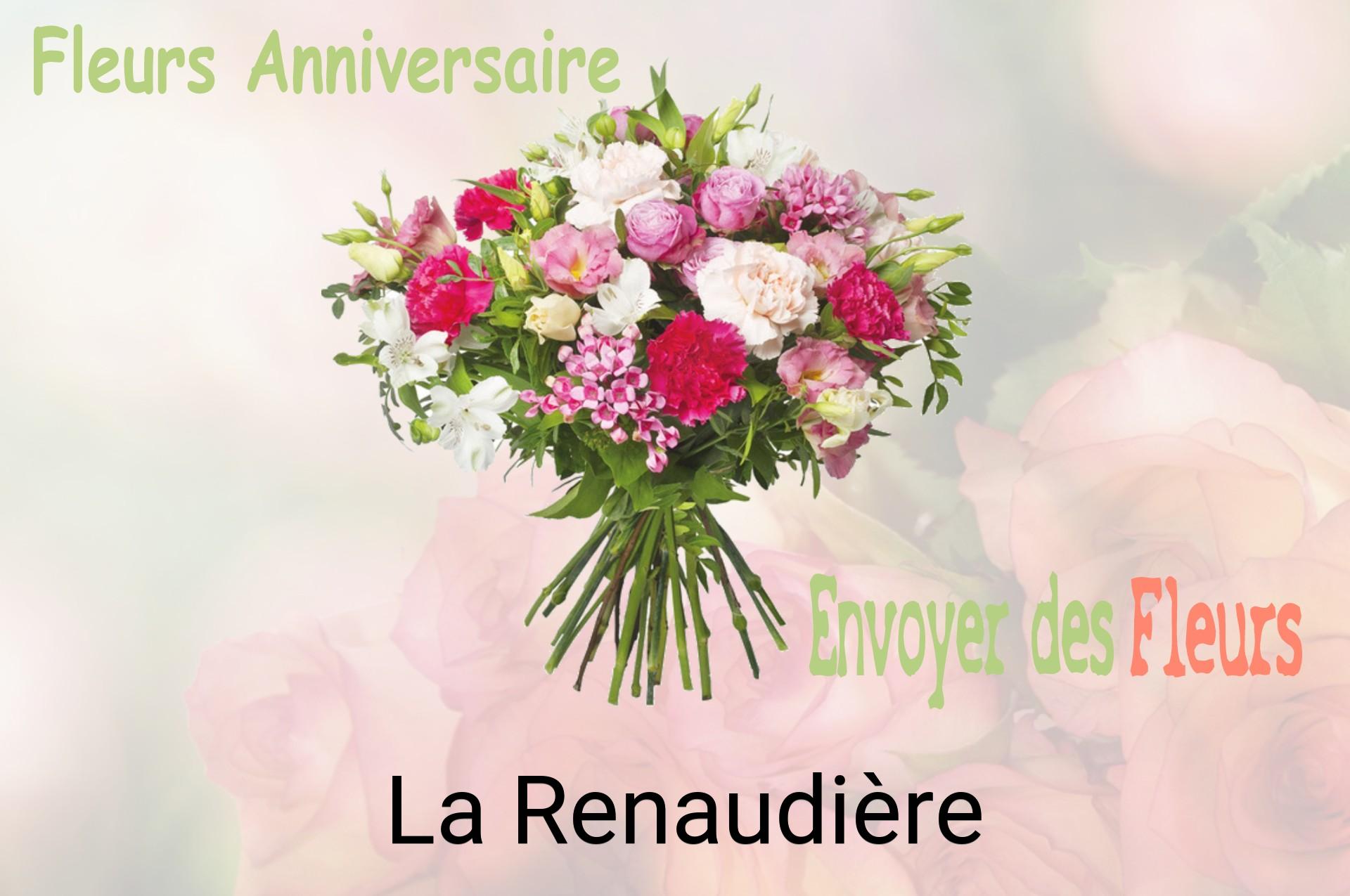 Bouquet de fleurs d’anniversaire livré à La Renaudière