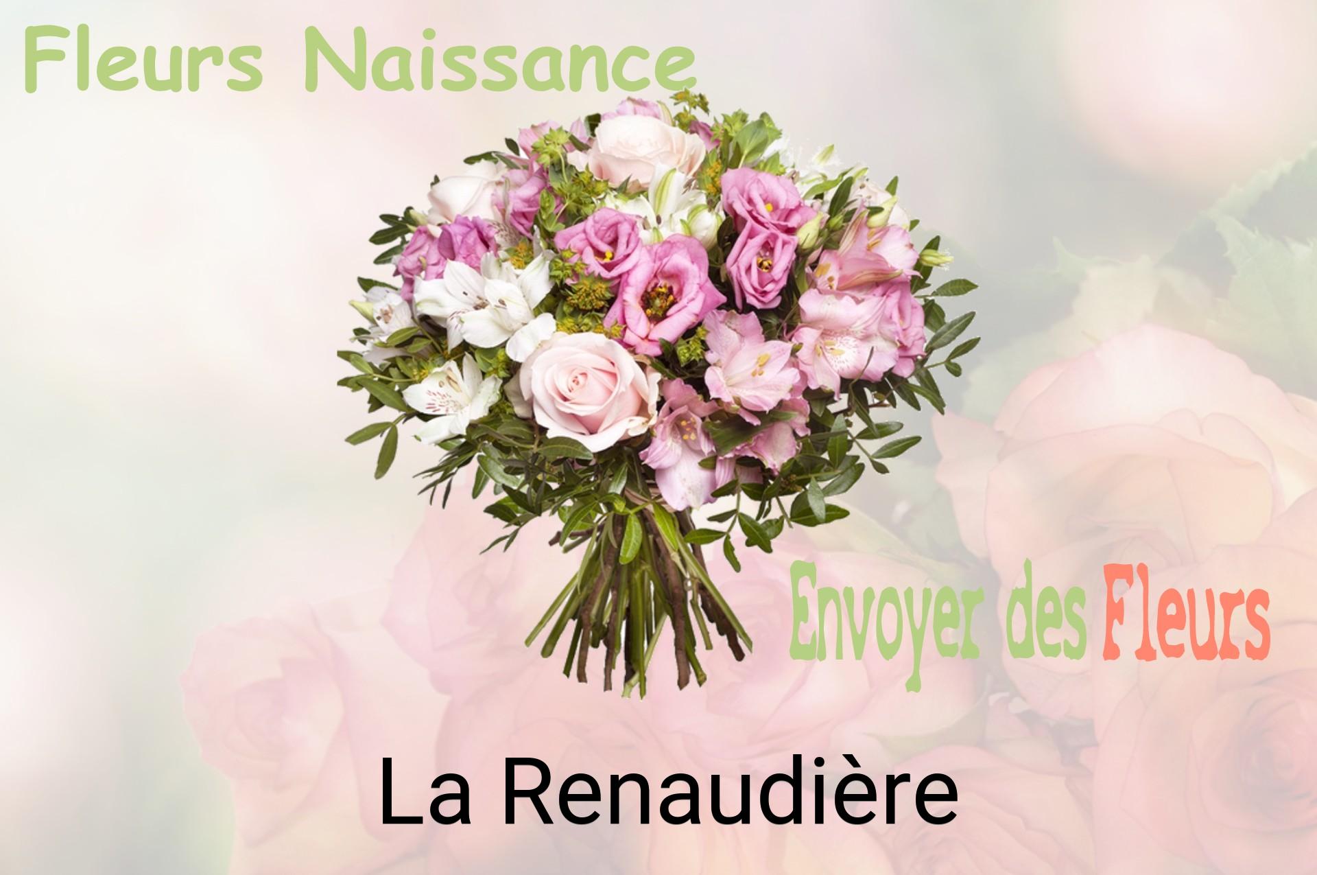 Bouquet de fleurs de naissance livré à La Renaudière